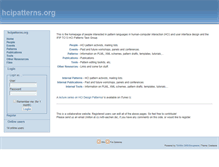 Tablet Screenshot of hcipatterns.org